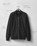 Men's Moto Full Zip - Black